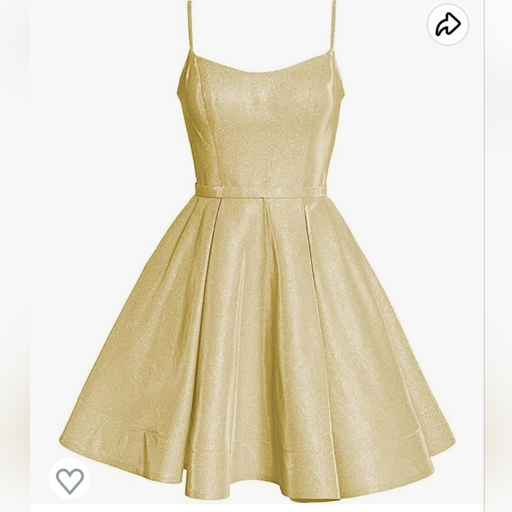 Gold dress